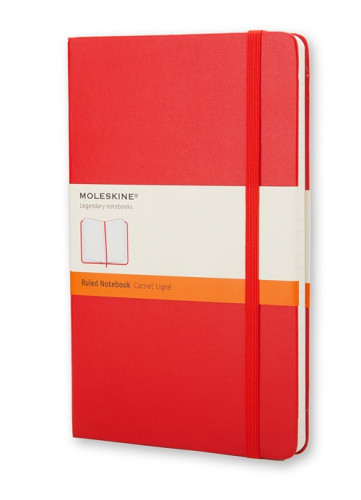 Moleskine Notebook Pocket Ruled Red Hard Cover