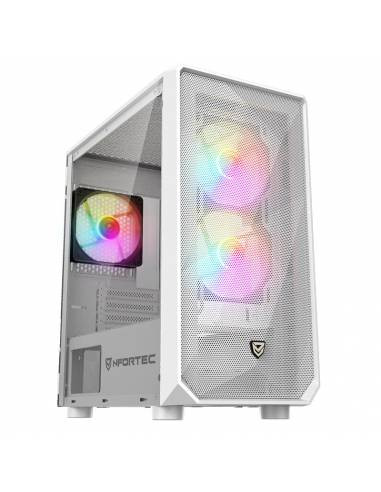 Nfortec Cristal Templad Dys Rgb Blanco