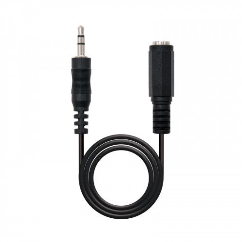 Nanocable 10240201 Cable De Audio 1 5 M 3 5mm Negro