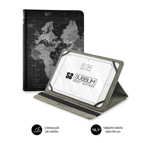 Subblim Funda Tablet Universal Trendy Case World Map 101
