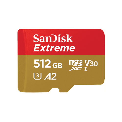 SanDisk Extreme 512 GB MicroSDHC UHS I