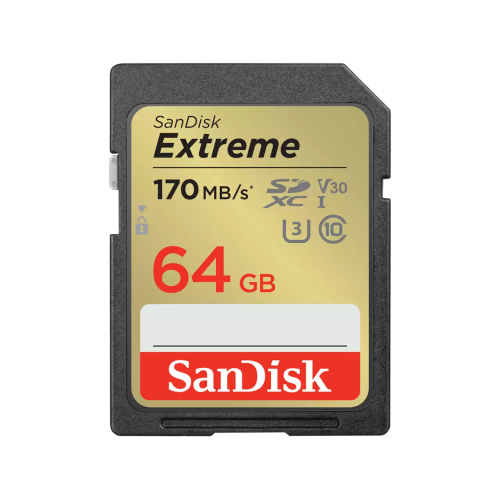 Sandisk Extreme 64 Gb Sdxc Uhs I Clase 10