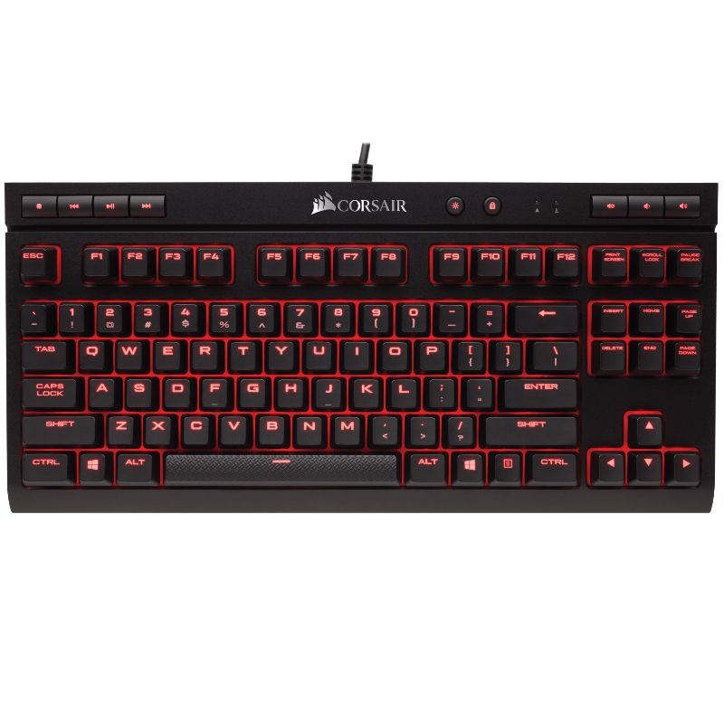 Corsair K63 Compact Mechanical Red Led Cherry Mx Red