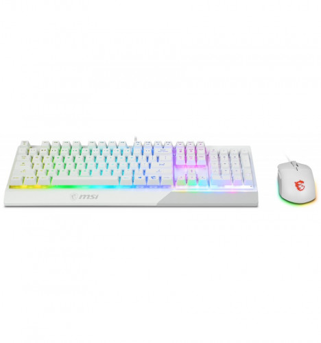 Teclado Raton Msi Vigor Gk30 Combo White