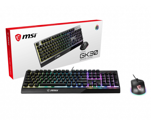 TECLADO RATON VIGOR GK30 COMBO MSI