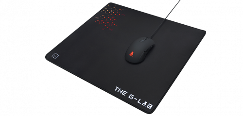 The G Lab Alfombrilla Gaming Ceasium Tela 45x40x4mm Pad Ceasium