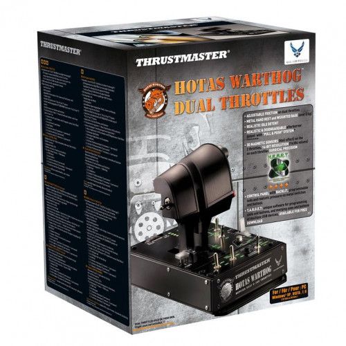 Thrustmaster Hotas Warthog Dual Throttles Simulador De Vuelo Pc Usb Negro