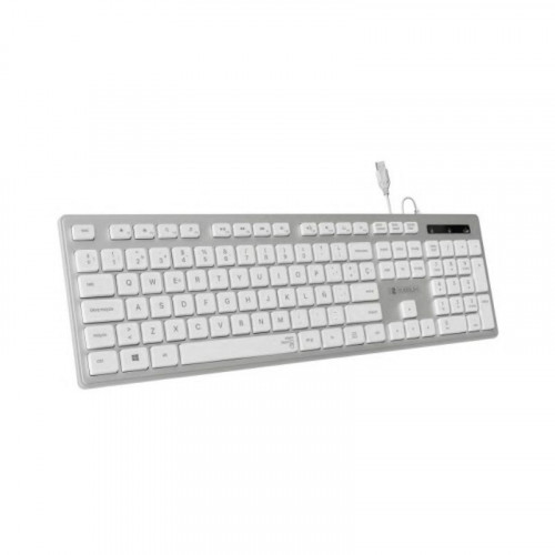 WIRED ERGO KEYS SILENT FLAT HQ SILVER