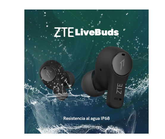 Zte Livebuds Black Wireless Bluetooth