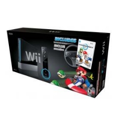 Consola Nintendo Wii Negra   Pack Mario Kart