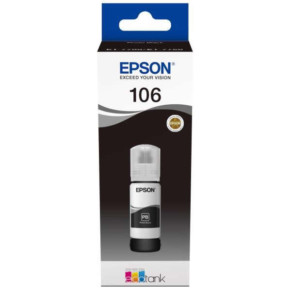 Epson 106 EcoTank Photo Black ink bottle