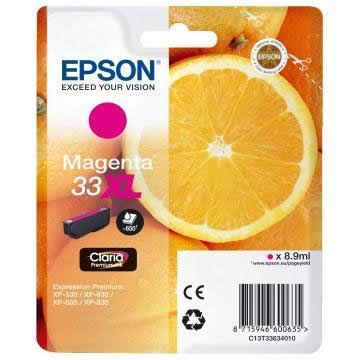 Epson Oranges Singlepack Magenta 33XL Claria Premium Ink