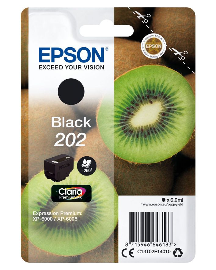 Epson Singlepack Black 202 Claria Premium Ink