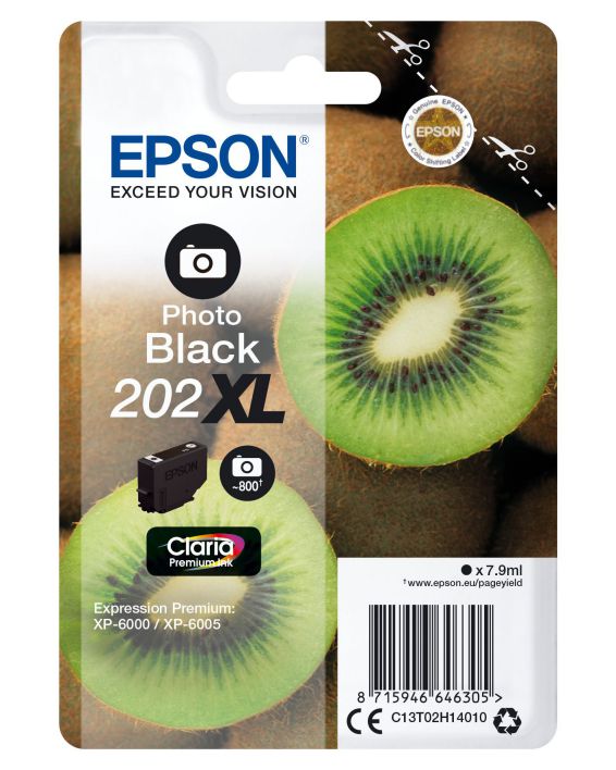 Epson Singlepack Photo Black 202XL Claria Premium