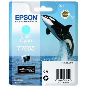 Epson T7605 Cian Claro