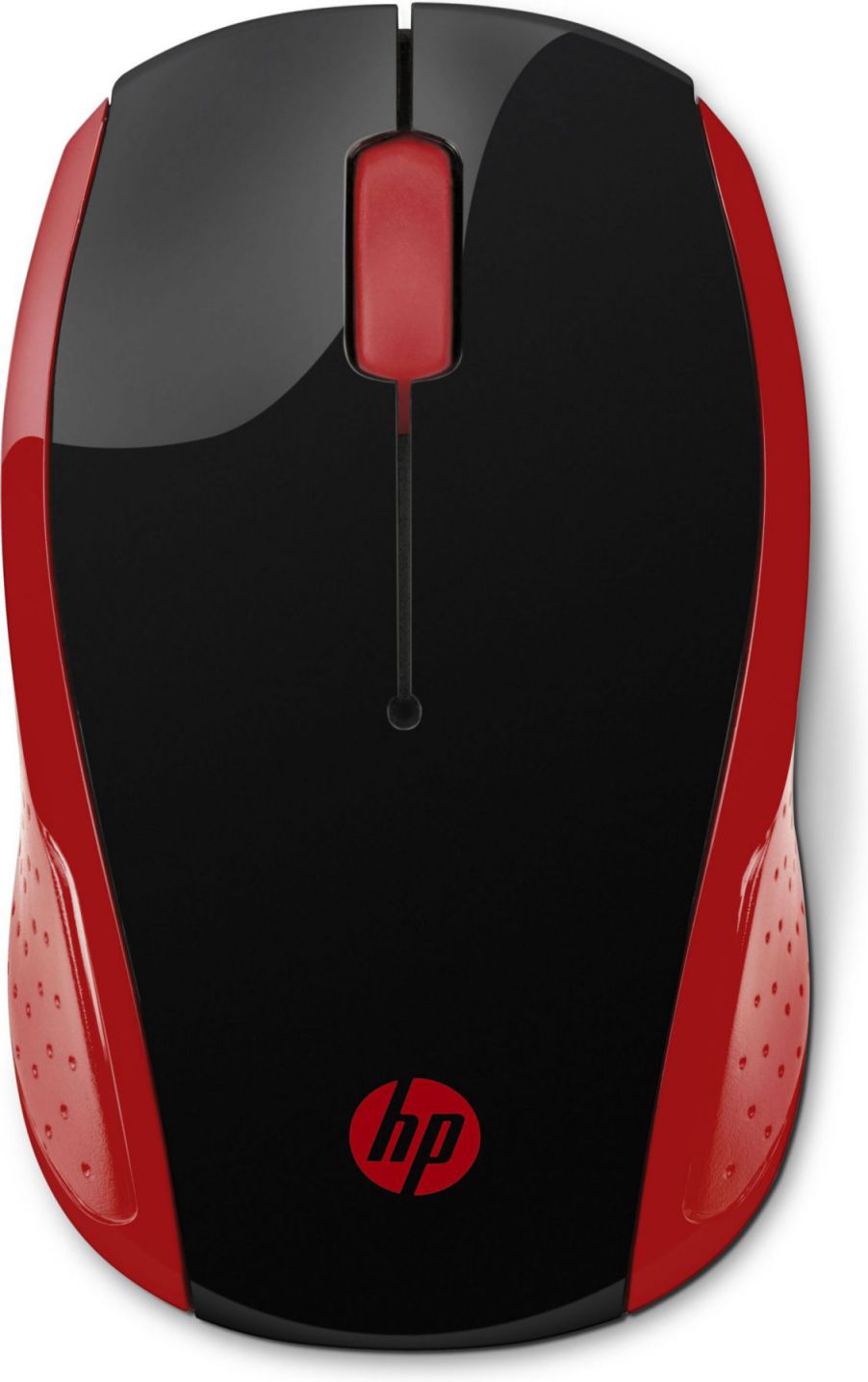 Hp 200 Rf Inalambrico Optico 1000dpi Negro Rojo