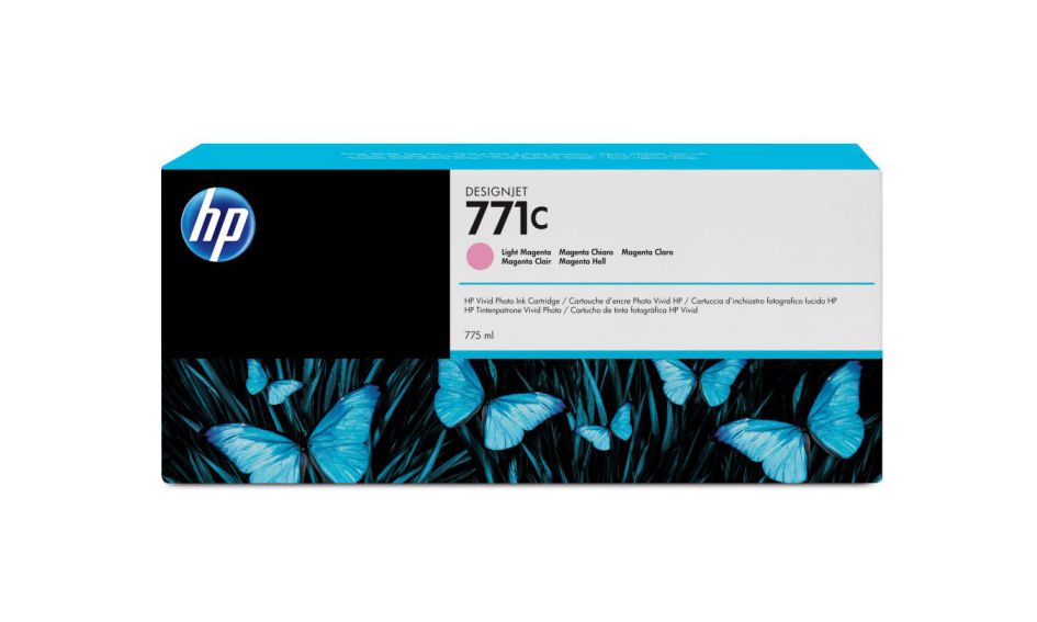 Hp Cartucho De Tinta Designjet 771c Magenta Claro De 775 Ml