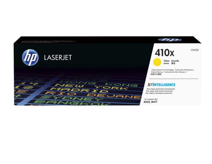 Hp Cartucho De Toner Original Laserjet 410x Amarillo De Alta Capacidad