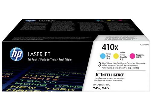 Hp Paquete De 3 Cartuchos De Toner Cian