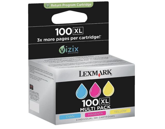 Lexmark 100xl Cian Amarillo