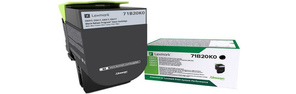 Lexmark 71B20K0 Laser toner 3000paginas Negro toner y cartucho laser