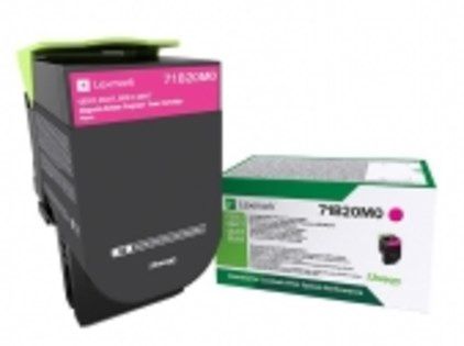 Lexmark 71b20m0 Laser Toner 2300paginas Magenta Toner Y Cartucho Laser