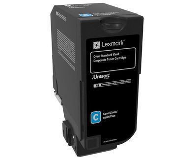 Lexmark 74c2sce Cartucho Cian Toner Y Cartucho Laser