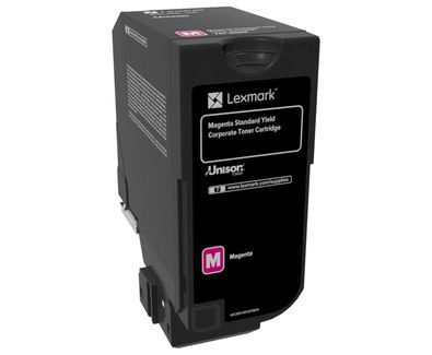 Lexmark 74C2SME Cartucho Magenta toner y cartucho laser