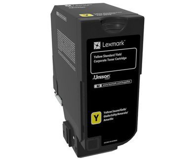 Lexmark 74c2sye Cartucho Amarillo Toner Y Cartucho Laser