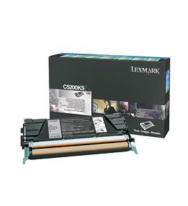 Lexmark C5200ks Cartucho 1500paginas Negro Toner Y Cartucho Laser