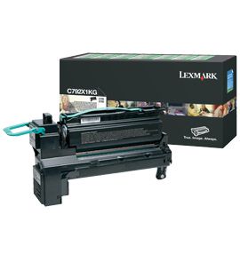 Lexmark C792x1kg Cartucho 20000paginas Negro Toner Y Cartucho Laser