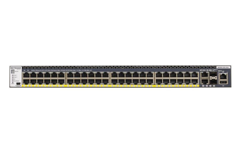 Netgear M4300 52G PoE 550W PSU Gestionado Gigabit Ethernet 10