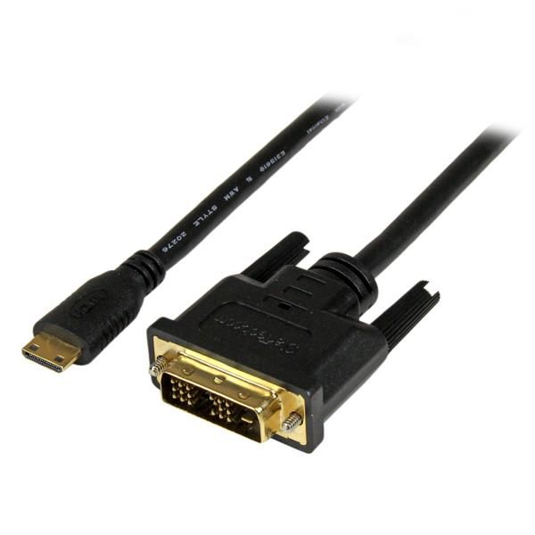 Startechcom Adaptador Cable Conversor De 1m Mini Hdmia Dvi D Para Tablet Y Camara