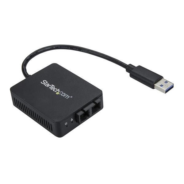 StarTechcom Adaptador Conversor USB 3 0 a Fibra Optica 1000BaseSX SC Multimodo 550m Transceiver USB