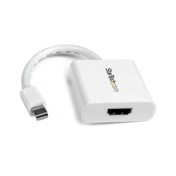 Startechcom Adaptador Conversor De Video Mini Displayport Dp A Hdmi  1920x1200  Pasivo  Blanco