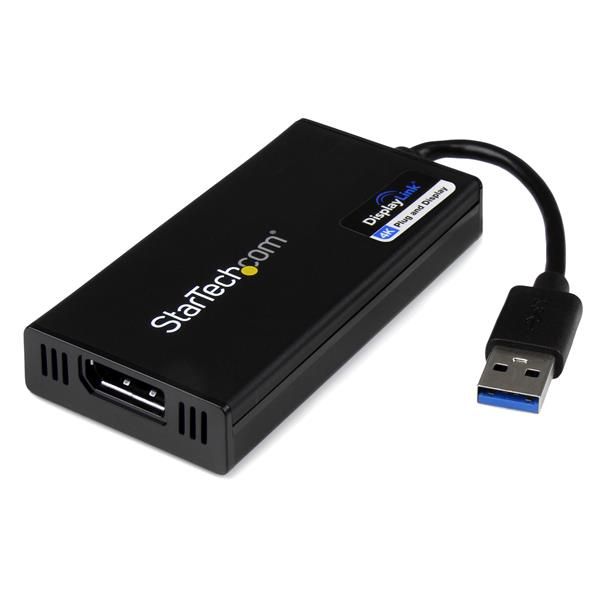 StarTechcom Adaptador Grafico Externo Multi Monitor USB 30 a DisplayPort Ultra HD 4K Certificado DisplayLink