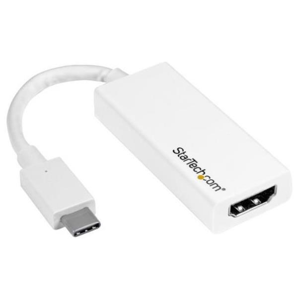 StarTechcom Adaptador Grafico USB C a HDMI  Conversor de Video USB 31 Type C a HDMI  Blanco