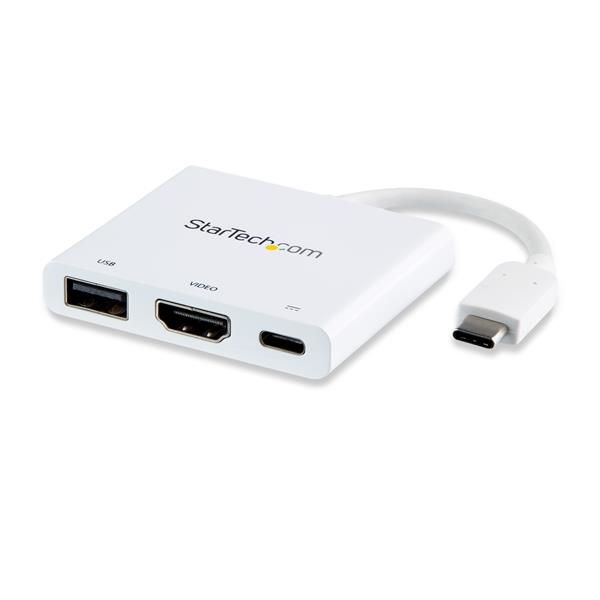 StarTechcom Adaptador Multipuertos USB C con HDMI CDP2HDUACPW