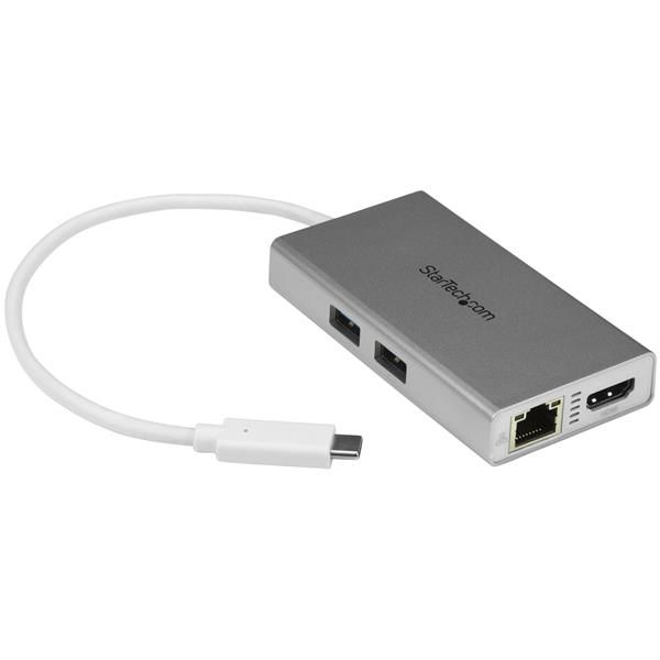 Startechcom Adaptador Usb C Multifuncion Para Ordenadores Portatiles Con Entrega De Potencia  4k Hdmi