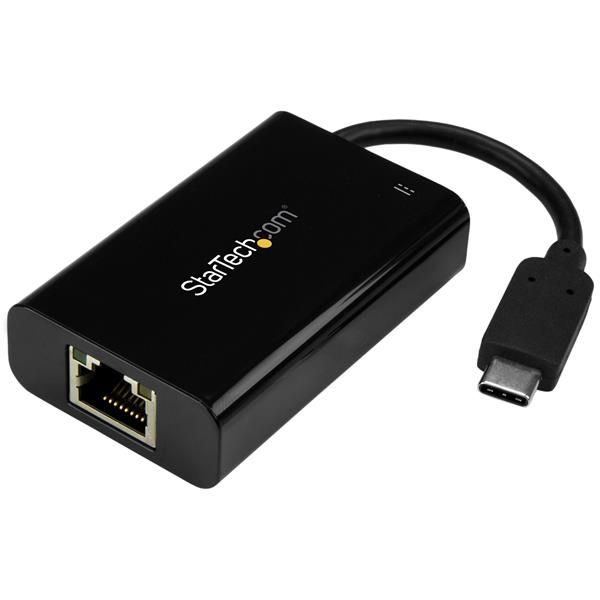 StarTechcom Adaptador USB C de Red Ethernet Gigabit con Entrega de Potencia Tarjeta de Red Externa USB Tipo C