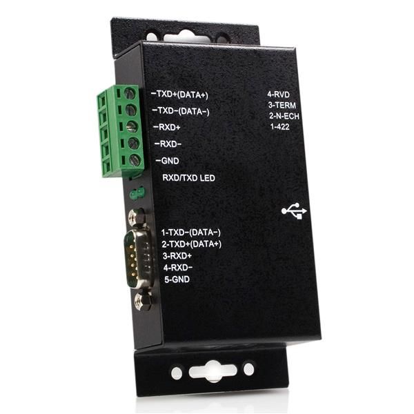 StarTechcom Adaptador USB a Serie Serial RS422 485 un Puerto DB9 o Bloque de Conexion con Aislamiento