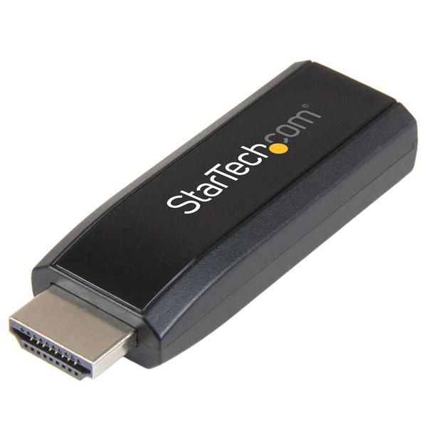 StarTechcom Adaptador compacto de video HDMI a VGA con audio