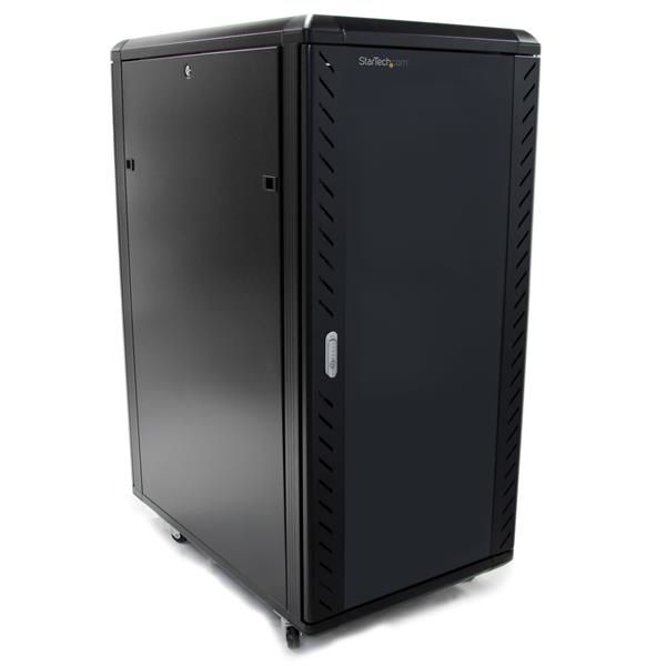 StarTechcom Armario Desarmable de 36 Pulgadas y 25U con Ruedas para Rack de Servidores