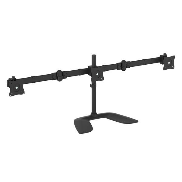 StarTechcom Brazo de Soporte VESA Articulado de 3 Monitores hasta de 27 Pulgadas  Base para Monitores de Ordenador