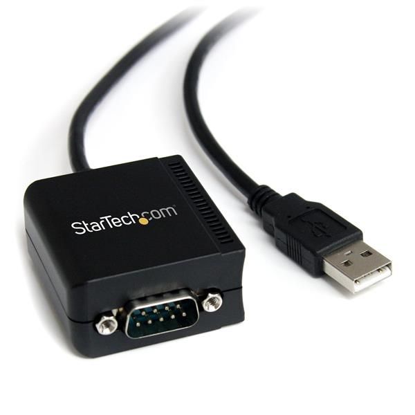 StarTechcom Cable 1 8m USB a Puerto Serie Serial RS232 DB9 con Retencion del Puerto de Asignacion COM