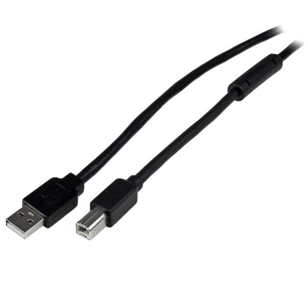 StarTechcom Cable 20 Metros USB B Macho a USB A Macho Activo Amplificado USB 2 0  Impresora