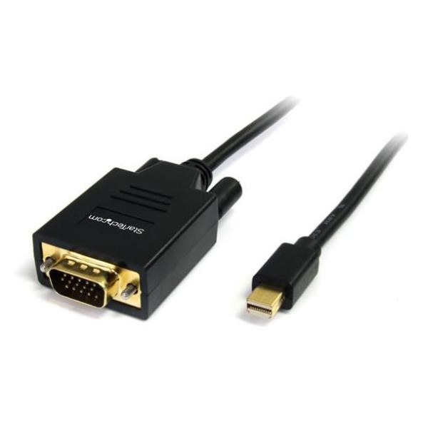 Startechcom Cable Adaptador Conversor Mini Displayport A Vga 1 8m  Mini Dp A Hd15  Macho A Macho