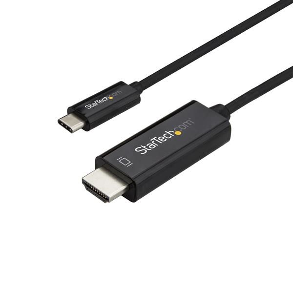 Startechcom Cable Adaptador De 1m Usb C A Hdmi 4k 60hz  Negro  Cable Usb Tipo C A Hdmi  Cable Conversor De Video Usbc