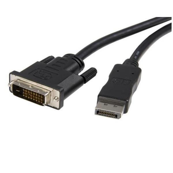 StarTechcom Cable de 1 8m Adaptador de Video Externo DisplayPort a DVI  Conversor Pasivo  1920x1200