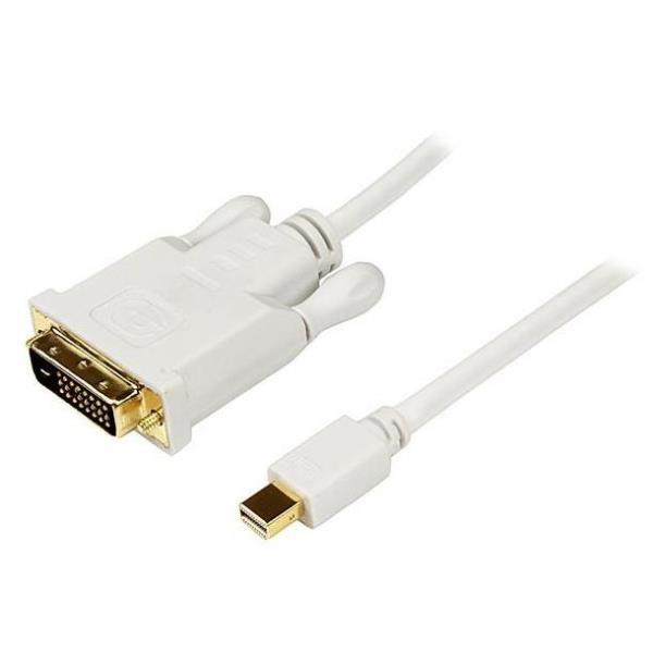 Startechcom Cable De 1 8m Adaptador Activo De Video Externo Mini Displayport A Dvi  2560x1600  Blanco